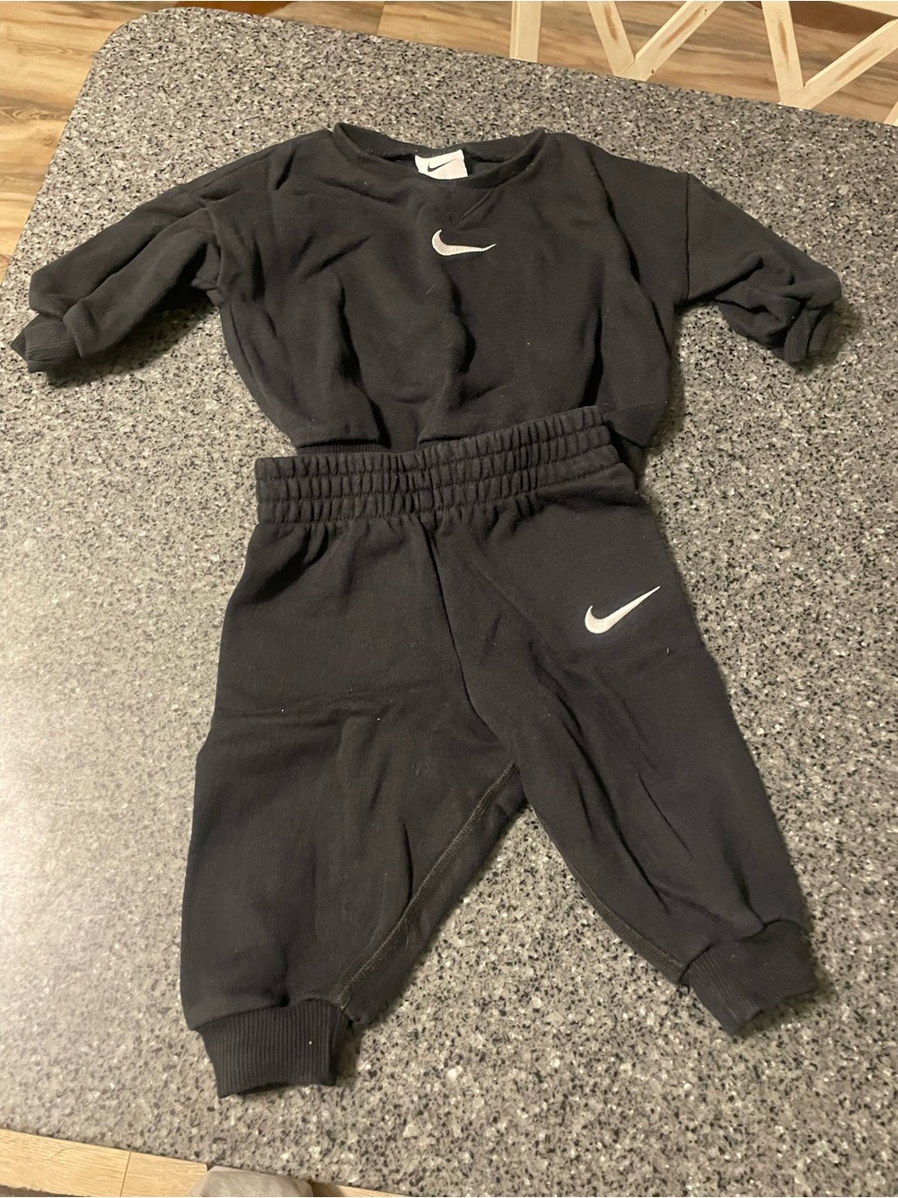 Nike Kids Black Jogger Set